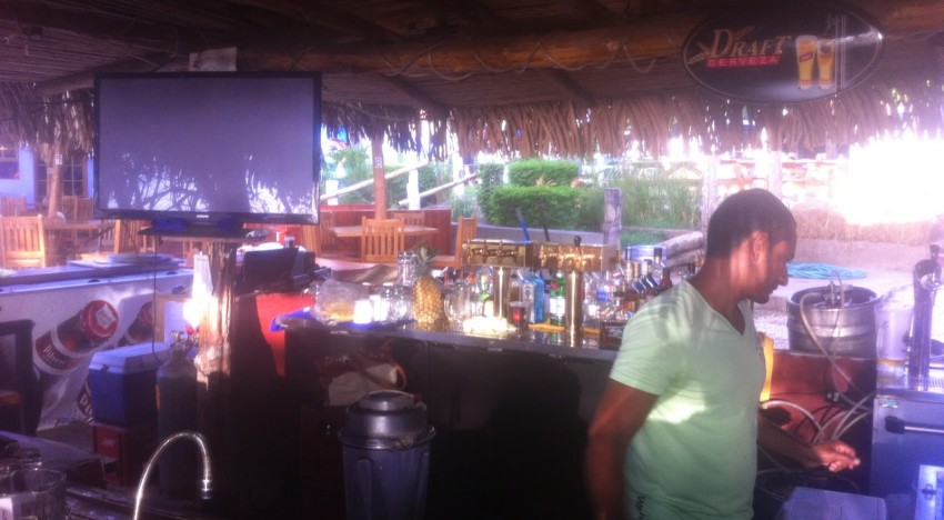 Looking at the bar next to Volcano Brewing Looking at the bar next to Volcano Brewing