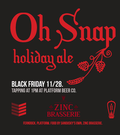 Black Friday Special Release – Oh Snap Holiday Ale