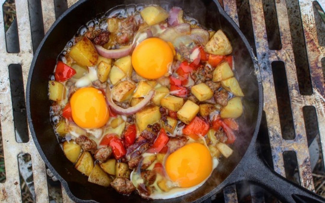 Grill Your Next Breakfast “Cowboy Style” in the Skillet