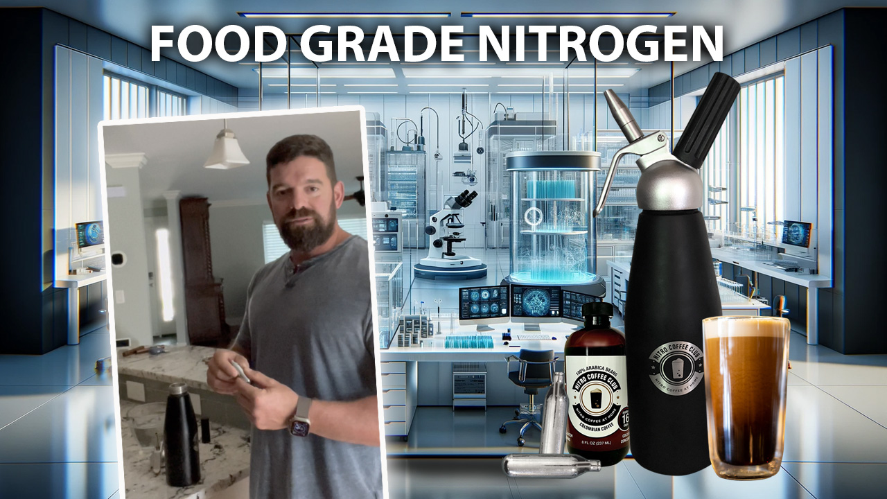 food grade nitrogen-cold brew coffee