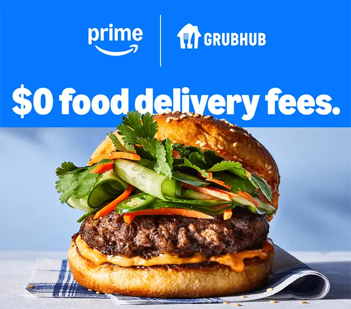 amazon prime grubhub