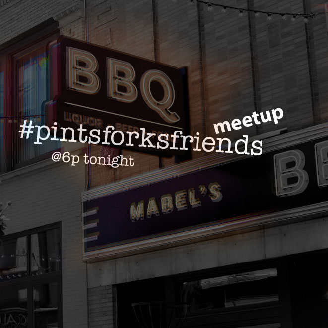 pints forks friends meetup